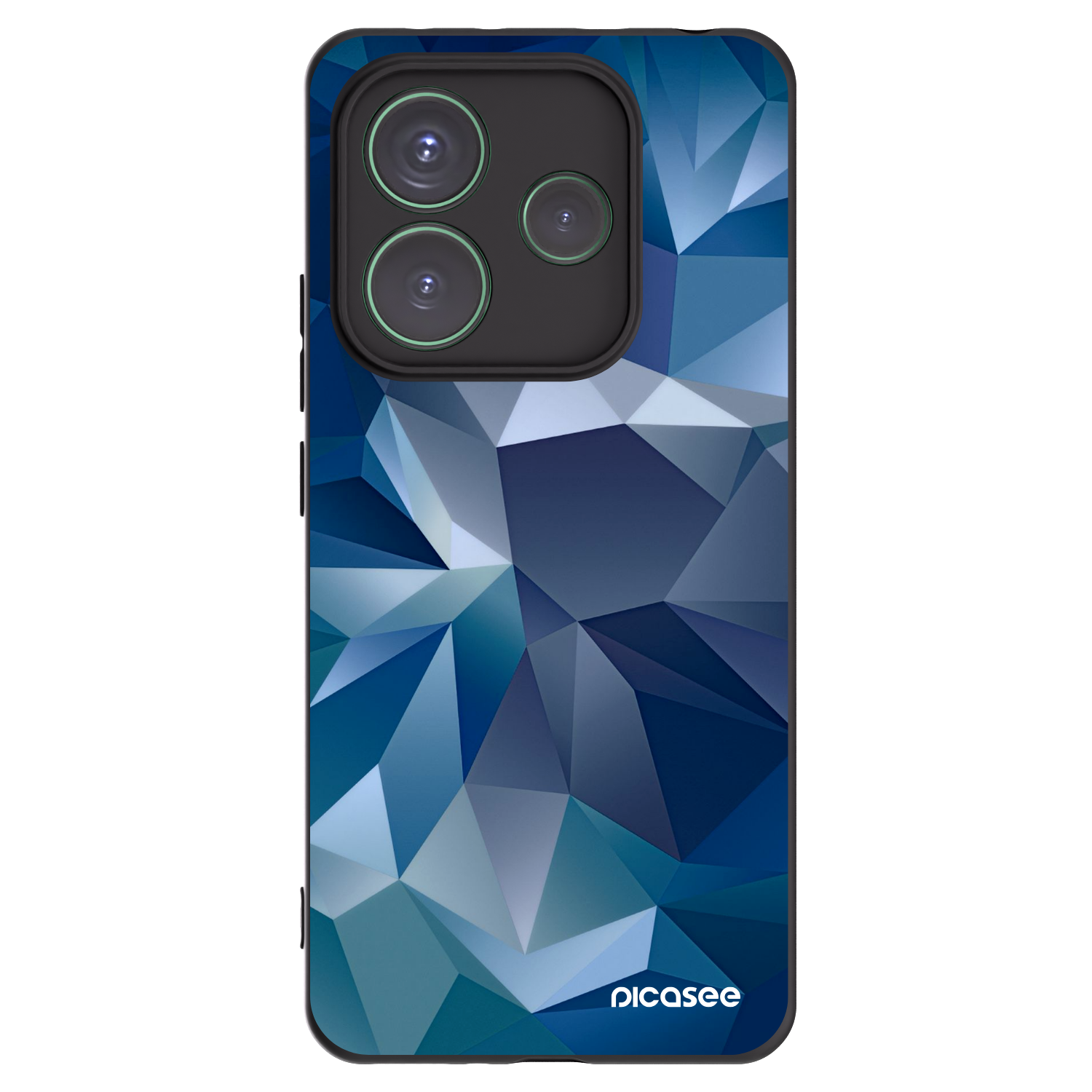 Picasee silikonowe czarne etui na Xiaomi Redmi Note 14 5G - Wallpaper