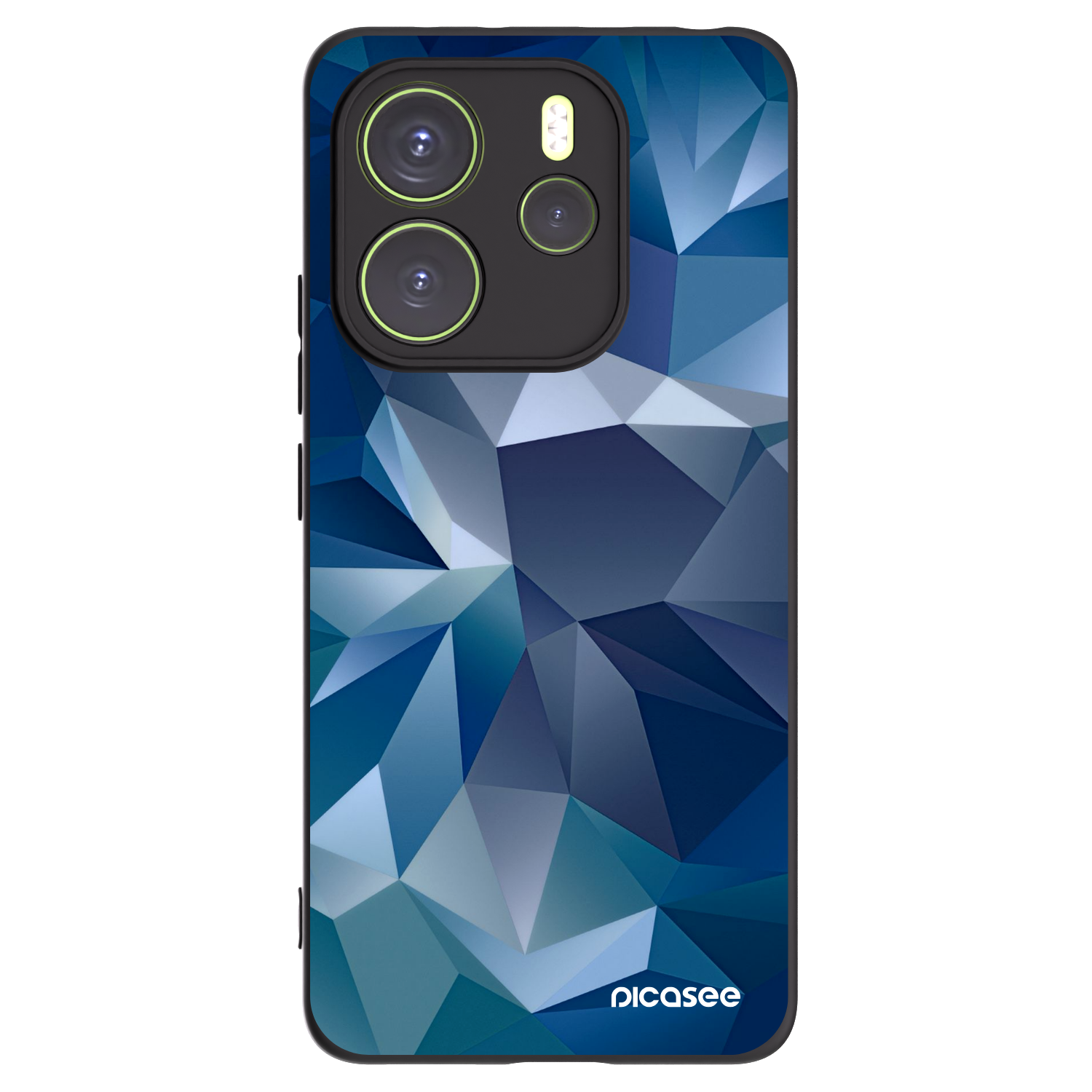 Picasee silikonowe czarne etui na Xiaomi Redmi Note 14 4G - Wallpaper