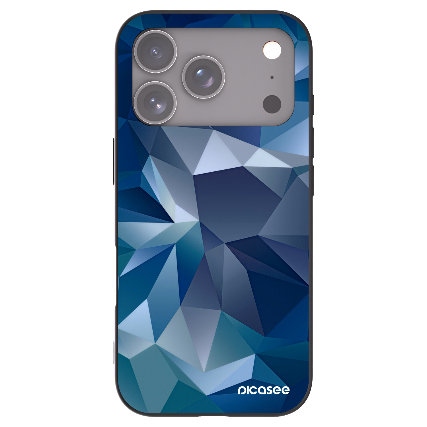 Picasee silikonowe czarne etui na Apple iPhone 17 Pro - Wallpaper