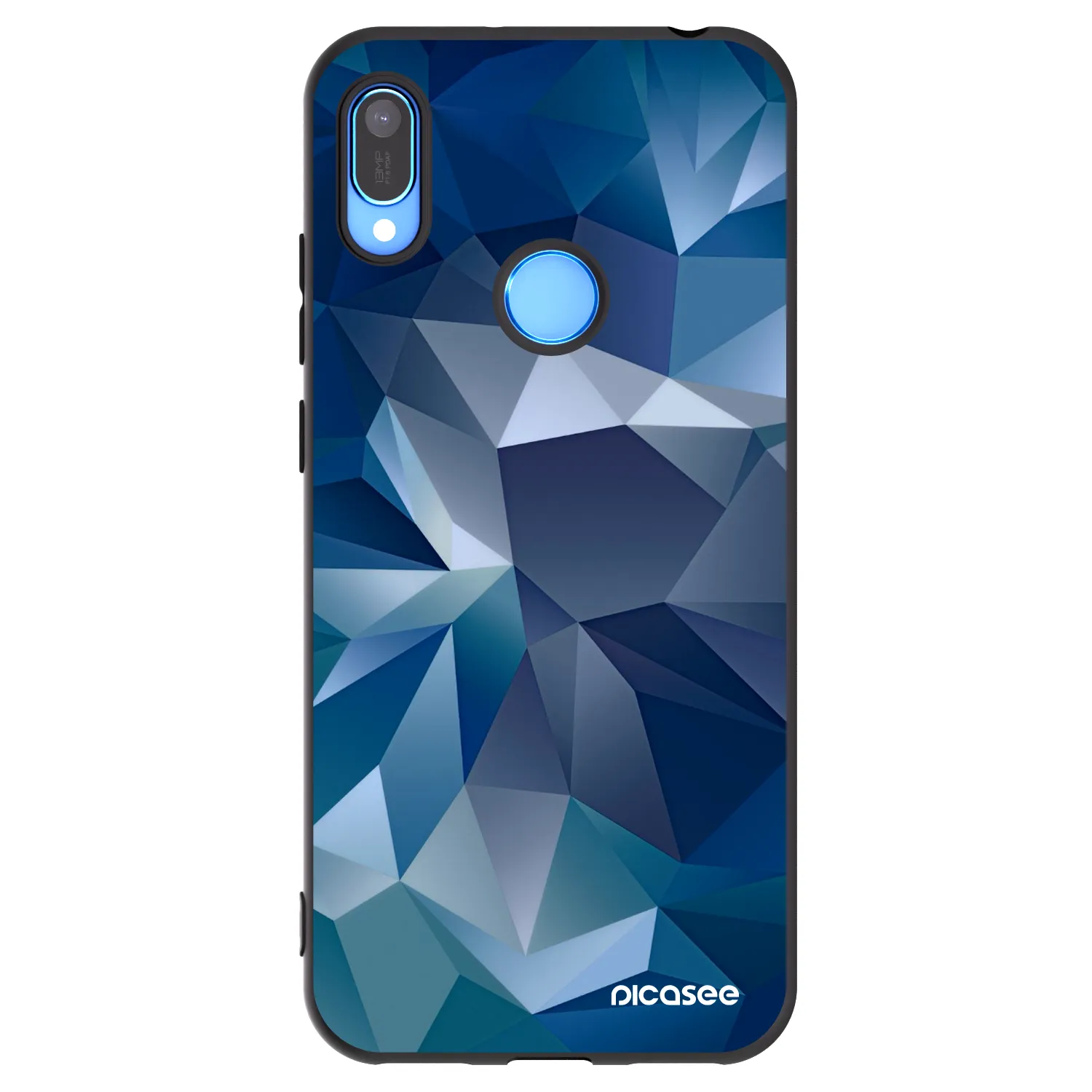 Picasee silikonowe czarne etui na Huawei Y6 2019 - Wallpaper