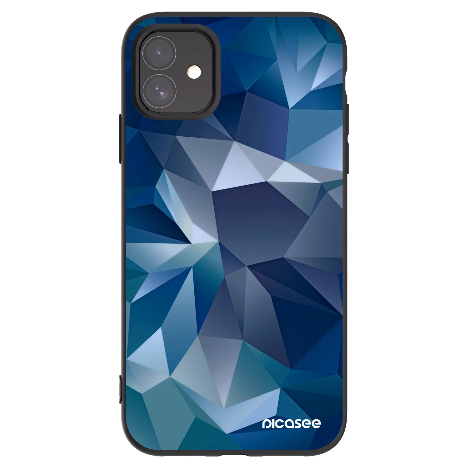 Picasee silikonowe czarne etui na Apple iPhone 11 - Wallpaper