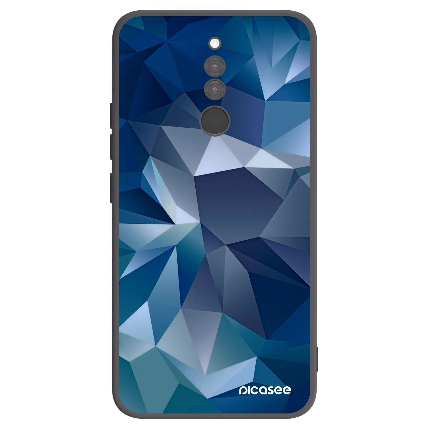 Picasee silikonowe czarne etui na Xiaomi Redmi 8 - Wallpaper