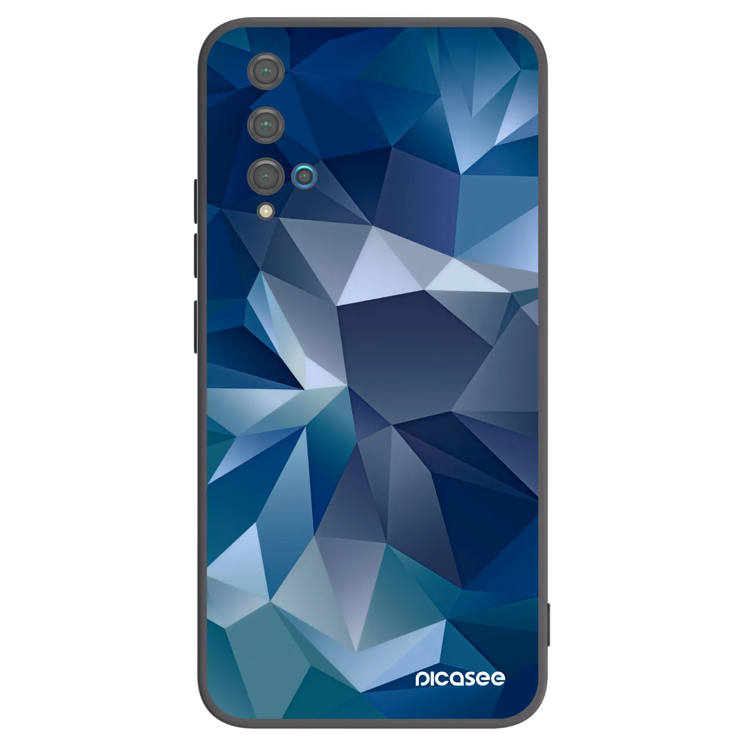 Picasee silikonowe czarne etui na Huawei Nova 5T - Wallpaper