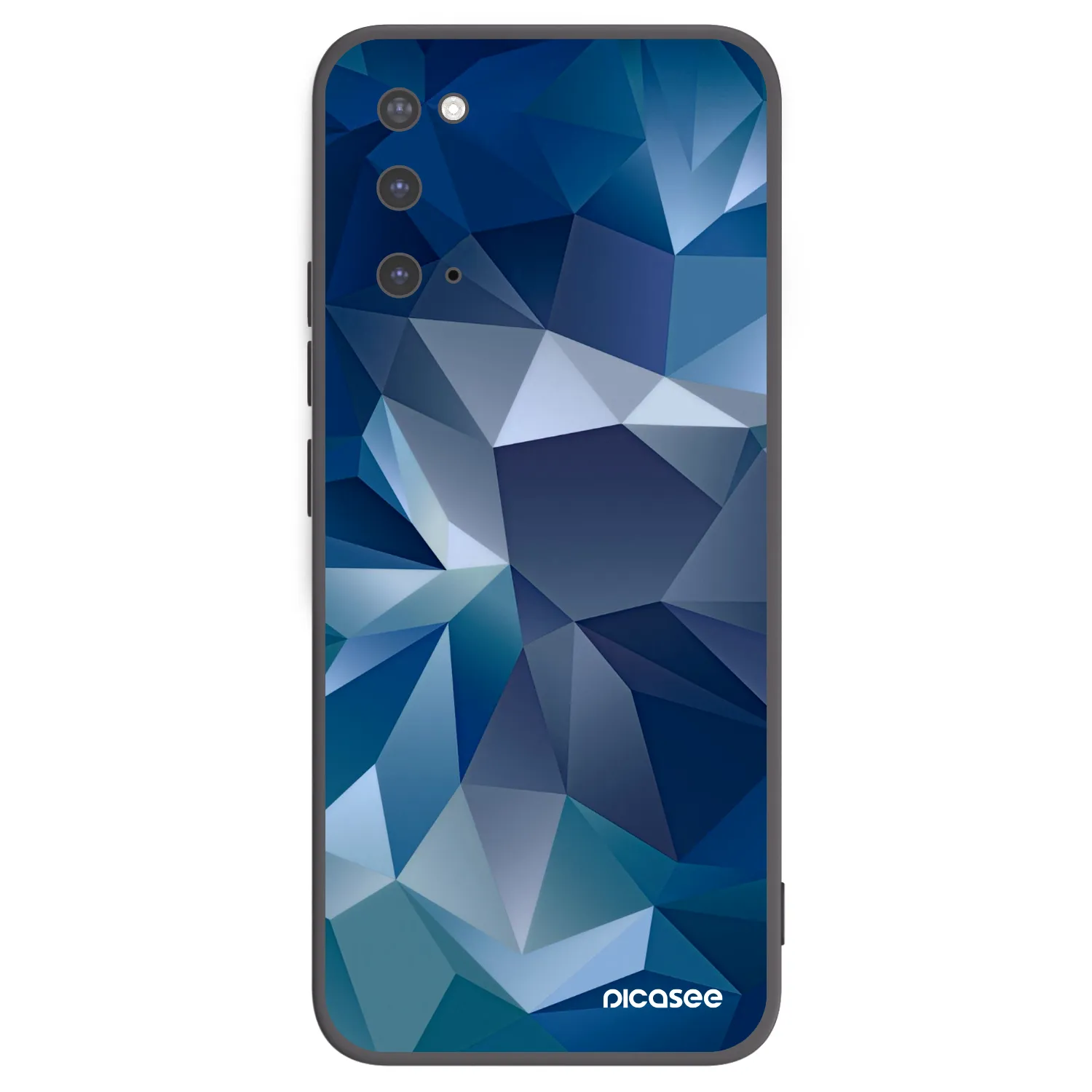 Picasee silikonowe czarne etui na Samsung Galaxy S20 G980F - Wallpaper
