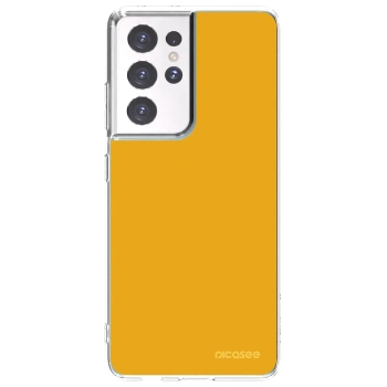 Picasee silikonowe przeźroczyste etui na Samsung Galaxy S21 Ultra 5G G998B - Sun
