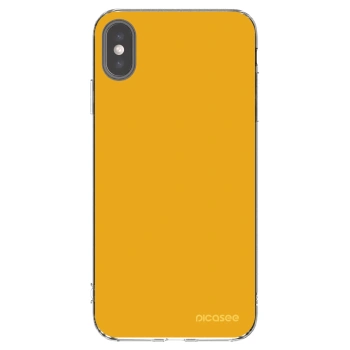 Picasee silikonowe przeźroczyste etui na Apple iPhone XS Max - Sun