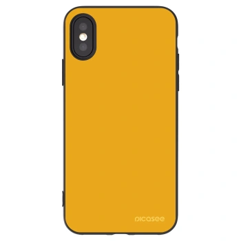 Picasee silikonowe czarne etui na Apple iPhone X/XS - Sun