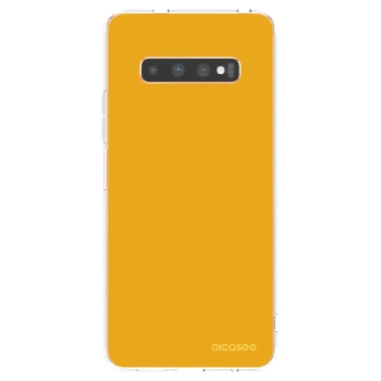 Picasee silikonowe przeźroczyste etui na Samsung Galaxy S10 Plus G975 - Sun