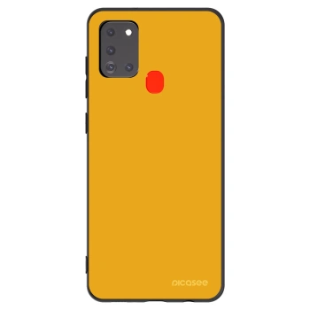 Picasee silikonowe czarne etui na Samsung Galaxy A21s - Sun