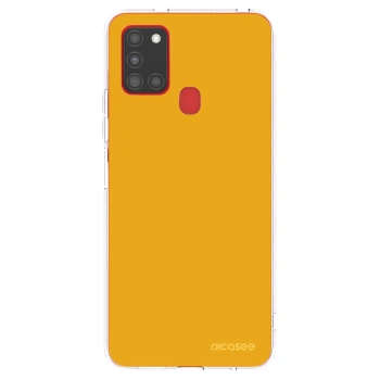 Picasee silikonowe przeźroczyste etui na Samsung Galaxy A21s - Sun