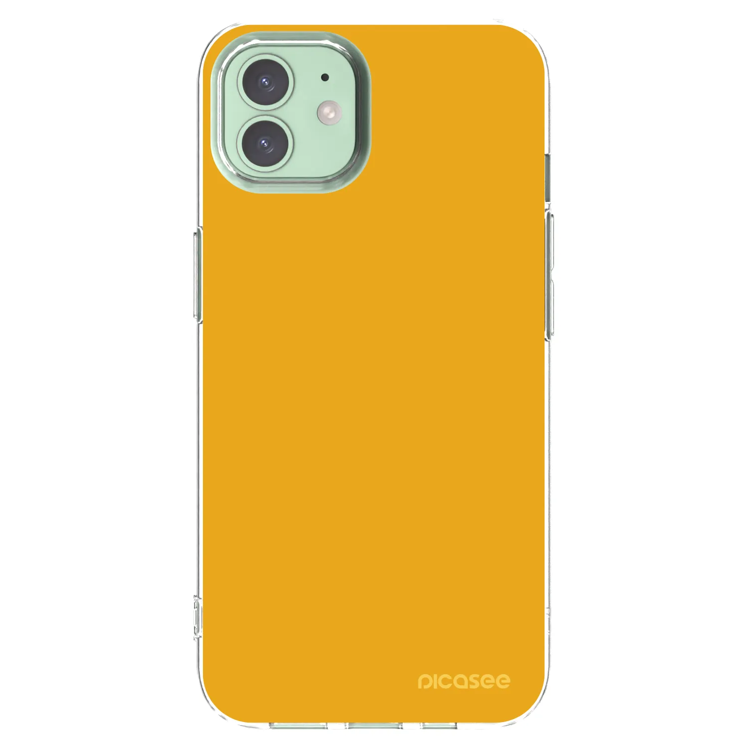 Picasee silikonowe przeźroczyste etui na Apple iPhone 12 Pro - Sun