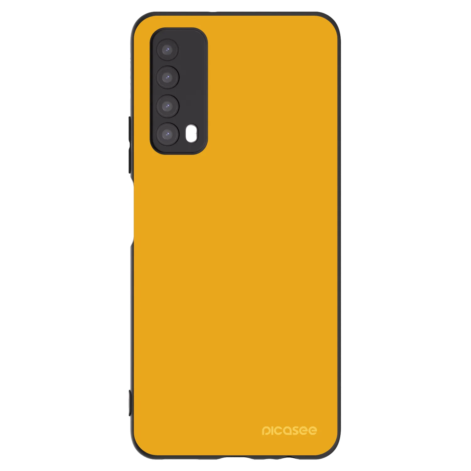 Picasee silikonowe czarne etui na Huawei P Smart 2021 - Sun