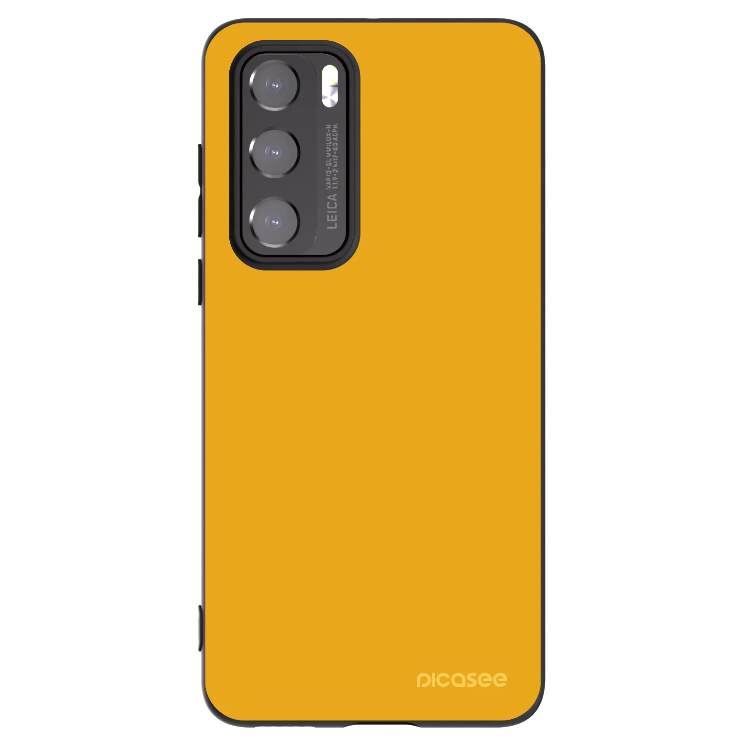 Picasee silikonowe czarne etui na Huawei P40 - Sun