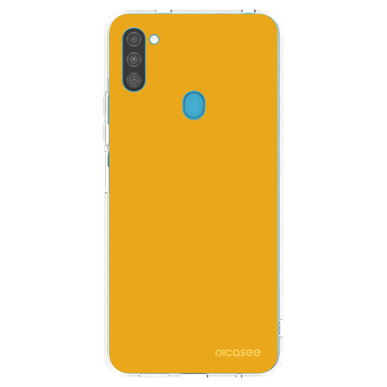 Picasee silikonowe przeźroczyste etui na Samsung Galaxy M11 - Sun