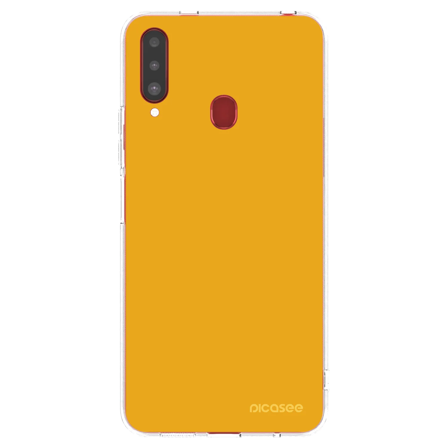Picasee silikonowe przeźroczyste etui na Samsung Galaxy A20s - Sun