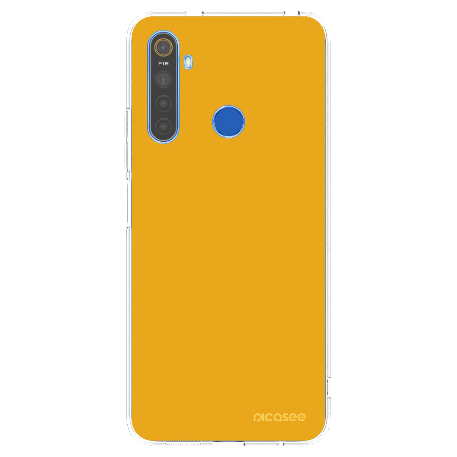 Picasee silikonowe przeźroczyste etui na Realme 5 - Sun