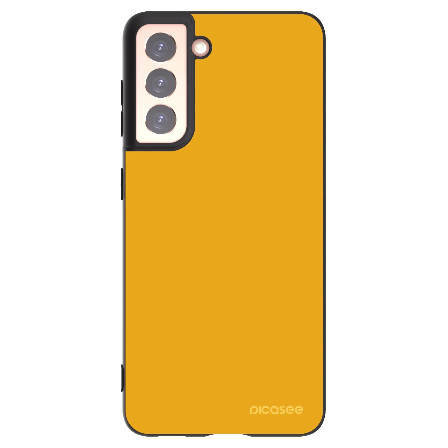 Picasee silikonowe czarne etui na Samsung Galaxy S21 5G G991B - Sun
