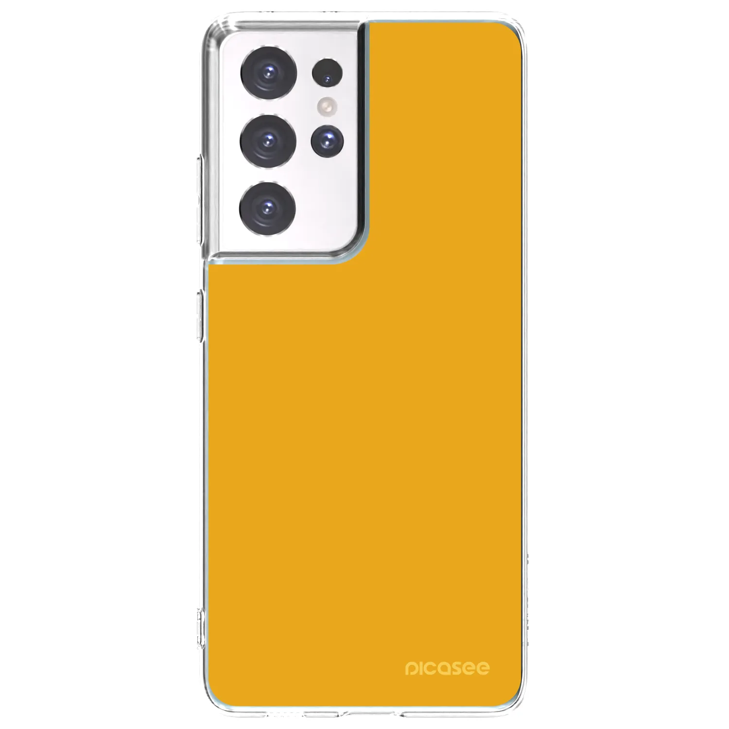Picasee silikonowe przeźroczyste etui na Samsung Galaxy S21 Ultra 5G G998B - Sun