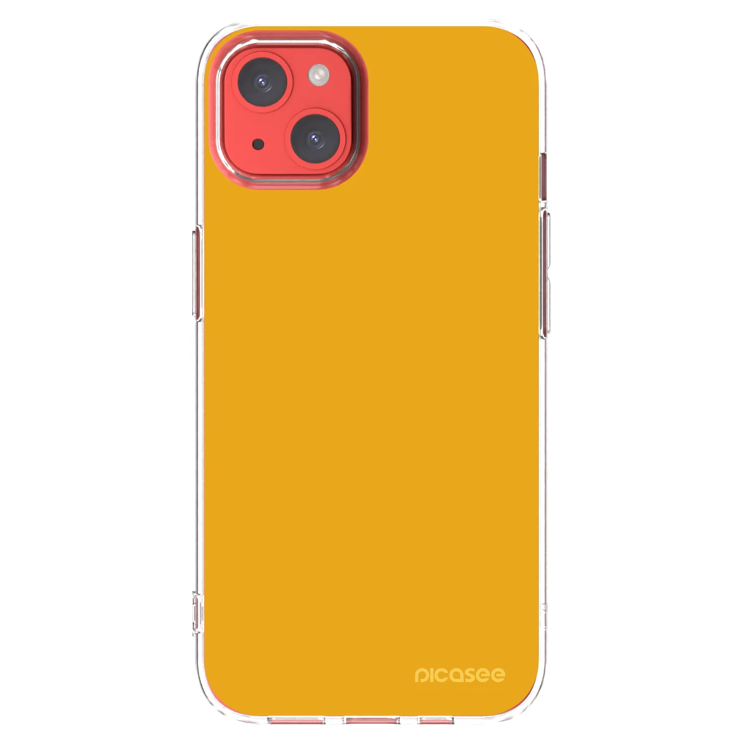 Picasee silikonowe przeźroczyste etui na Apple iPhone 13 - Sun