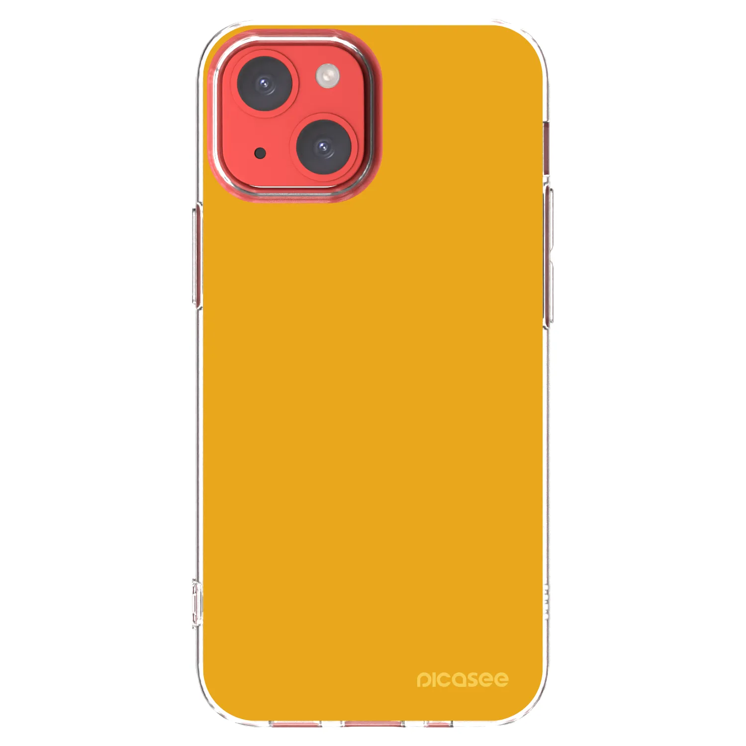 Picasee silikonowe przeźroczyste etui na Apple iPhone 13 mini - Sun