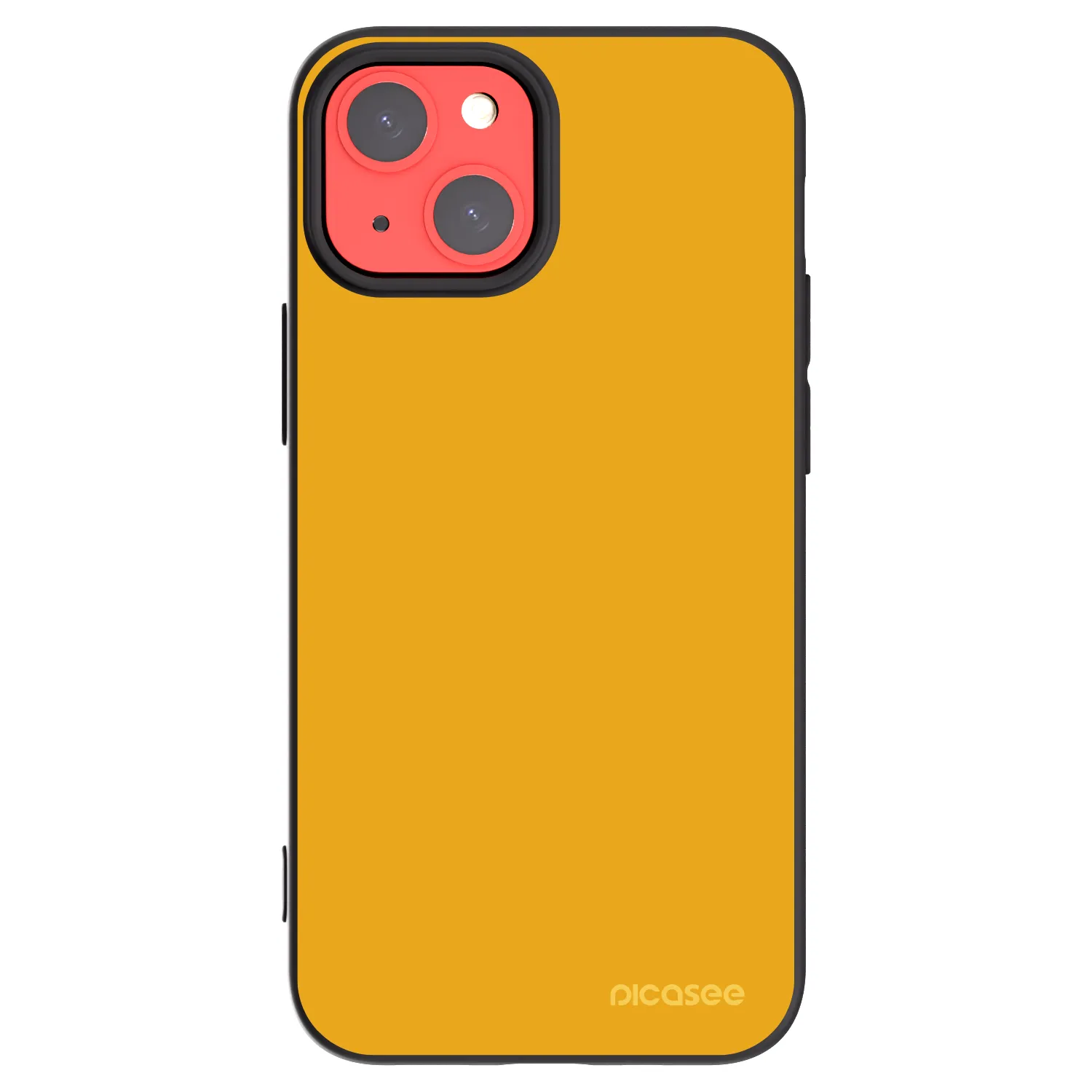 Picasee silikonowe czarne etui na Apple iPhone 13 mini - Sun