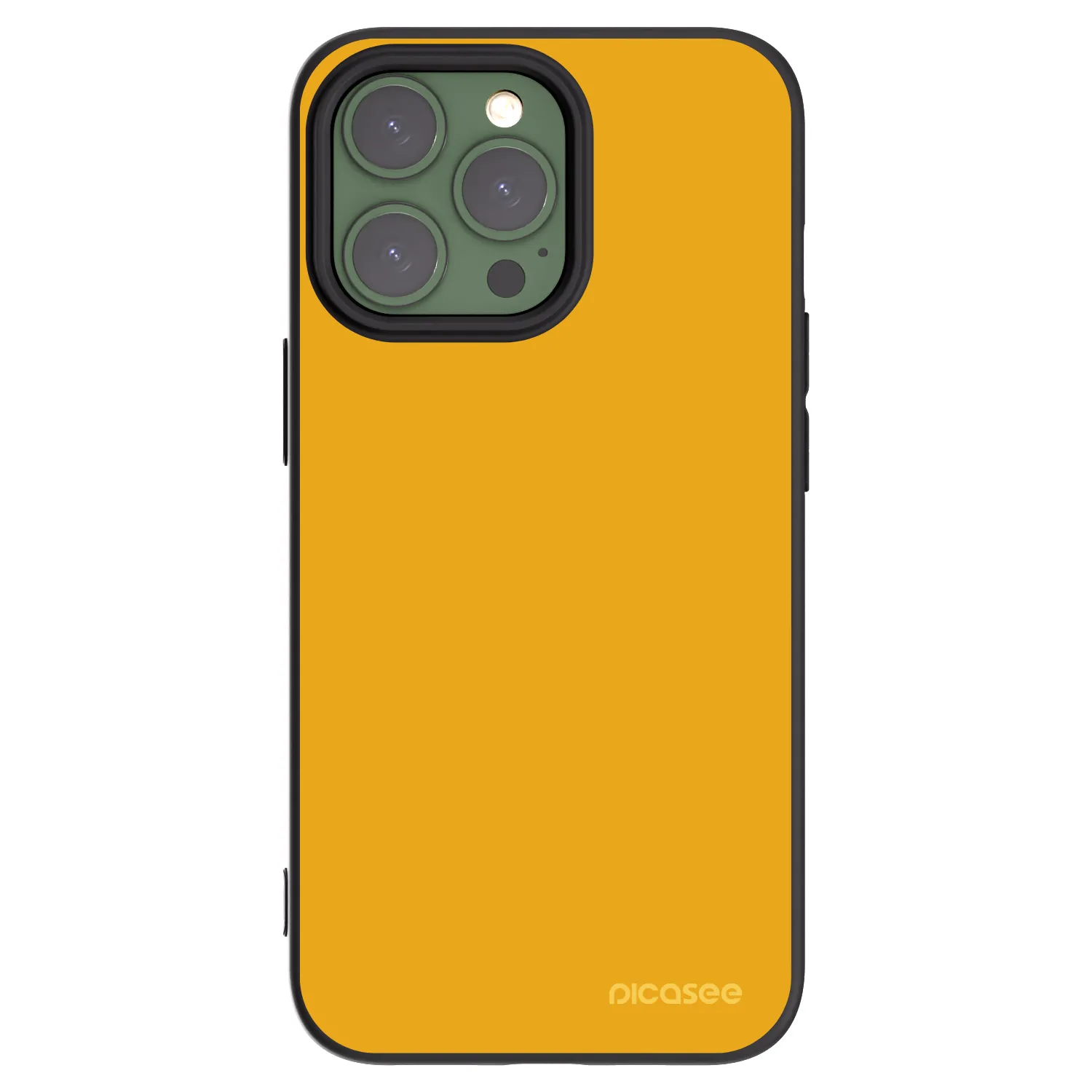 Picasee silikonowe czarne etui na Apple iPhone 13 Pro - Sun