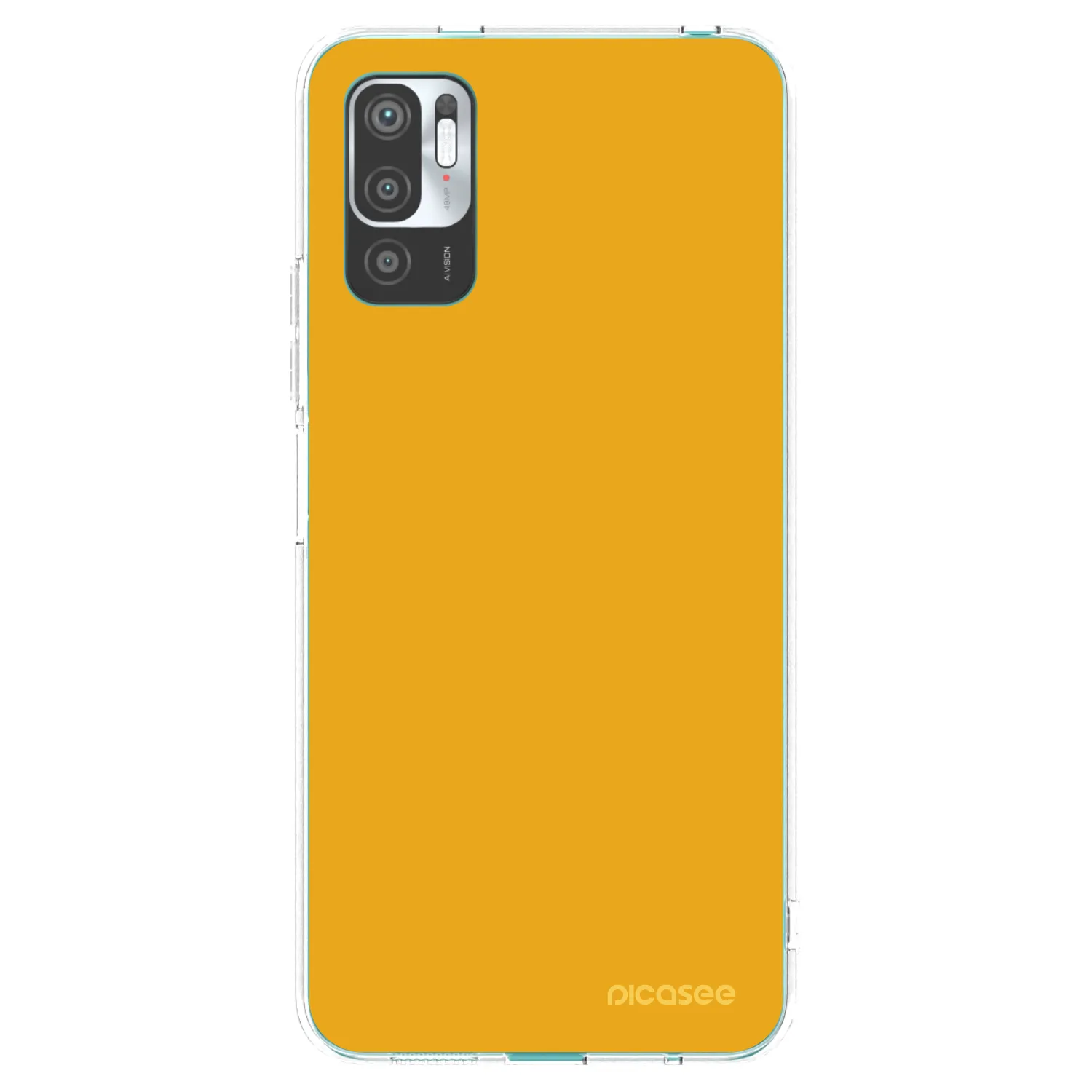 Picasee silikonowe przeźroczyste etui na Xiaomi Redmi Note 10 5G - Sun