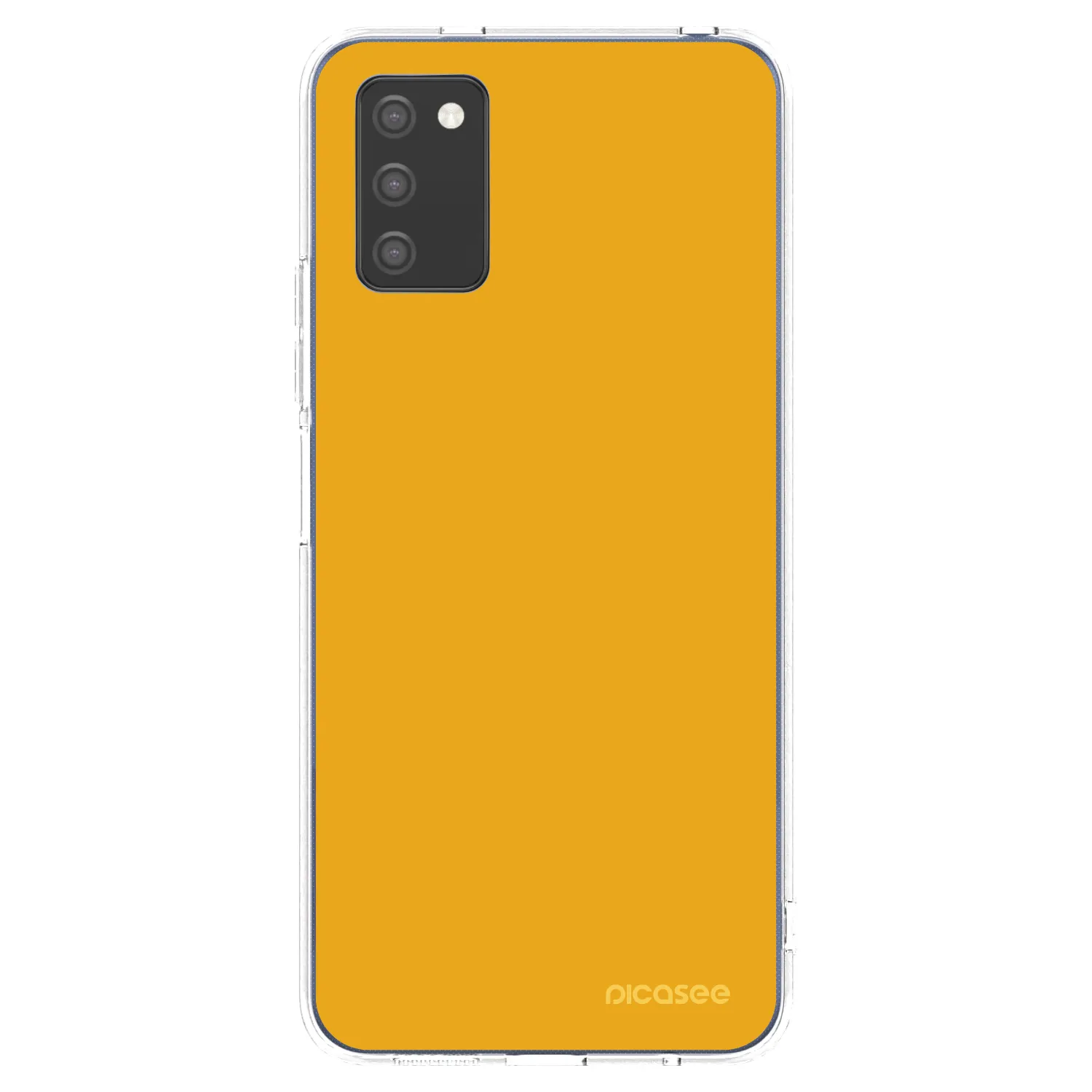 Picasee silikonowe przeźroczyste etui na Samsung Galaxy A02s A025G - Sun