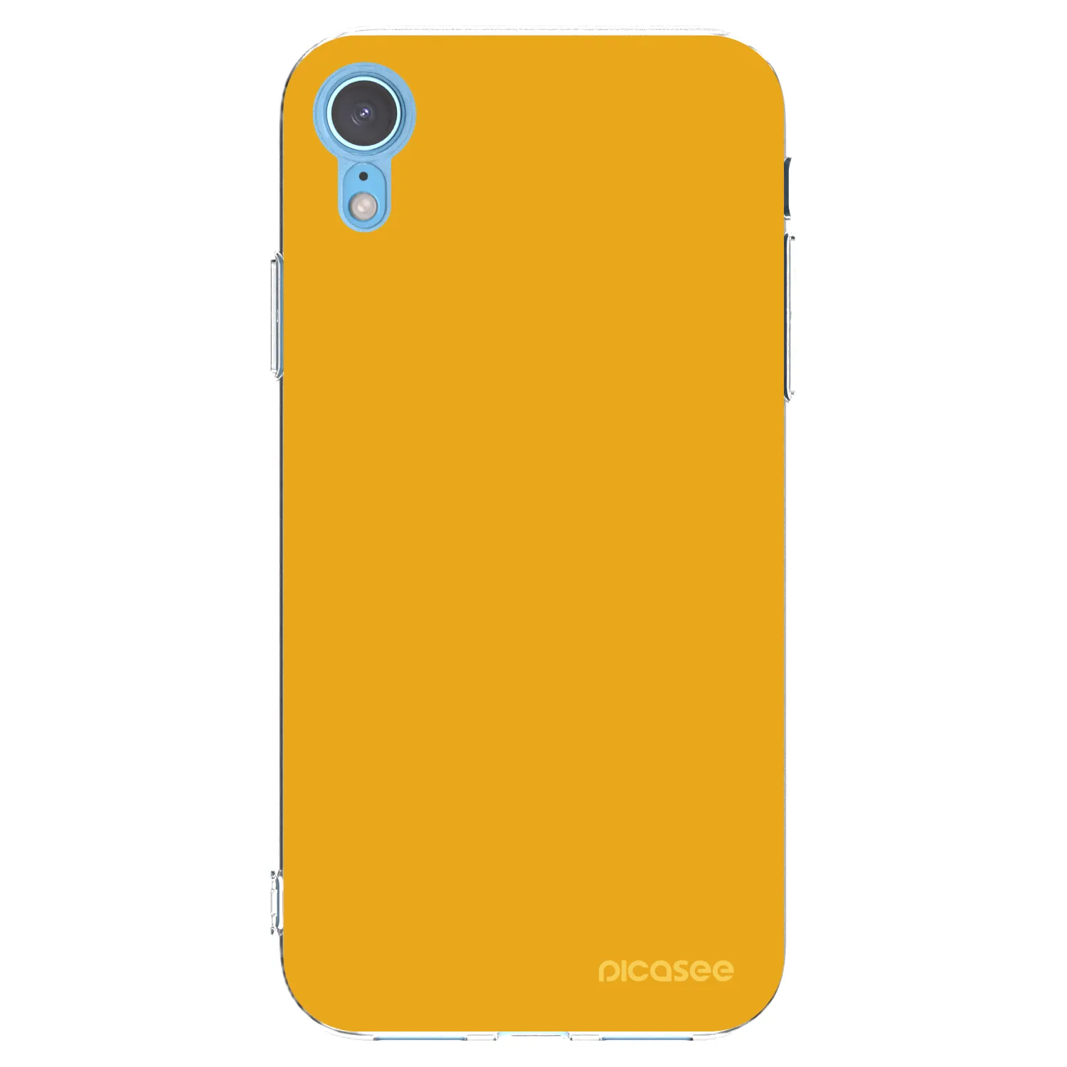 Picasee silikonowe przeźroczyste etui na Apple iPhone XR - Sun