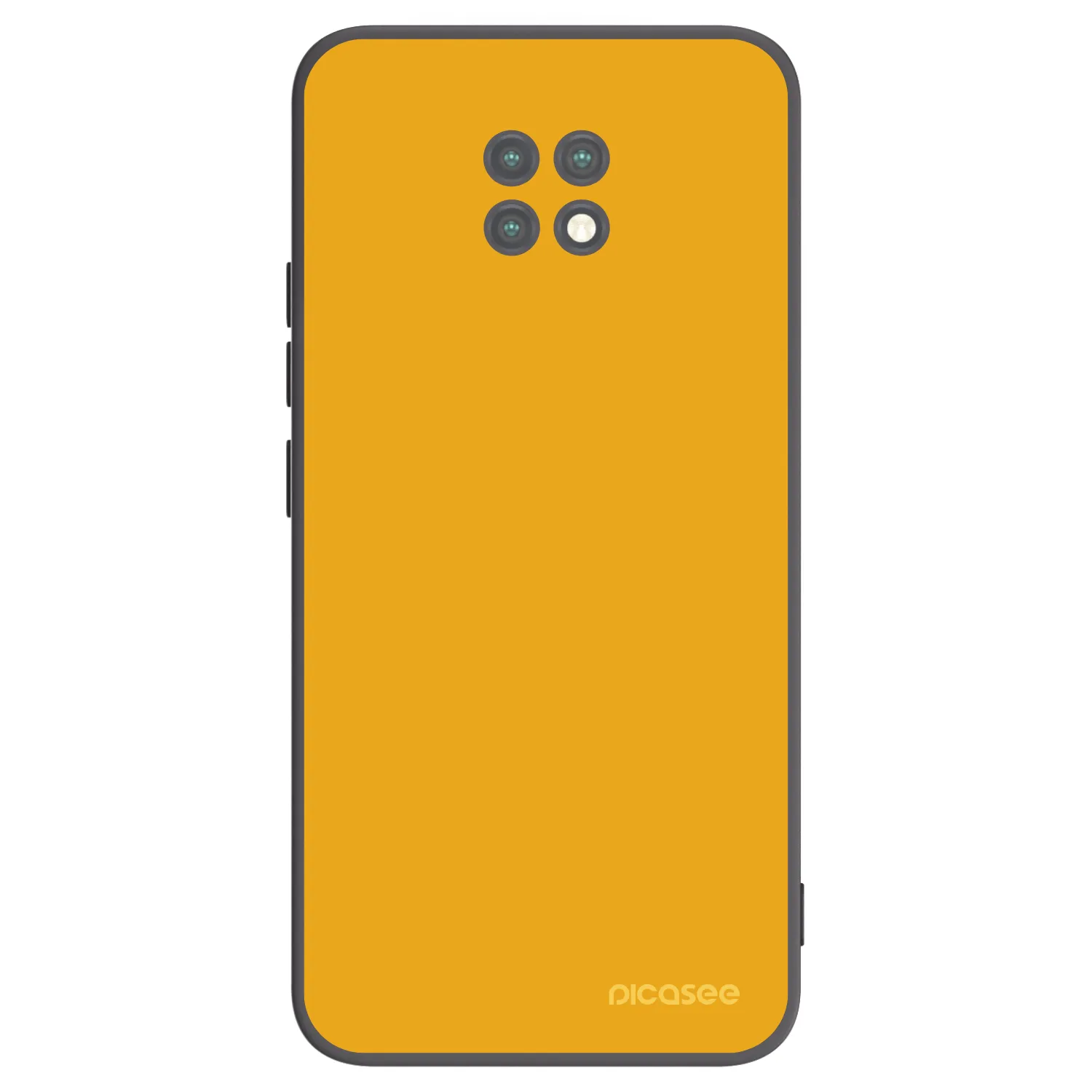 Picasee silikonowe czarne etui na Xiaomi Redmi Note 9T - Sun