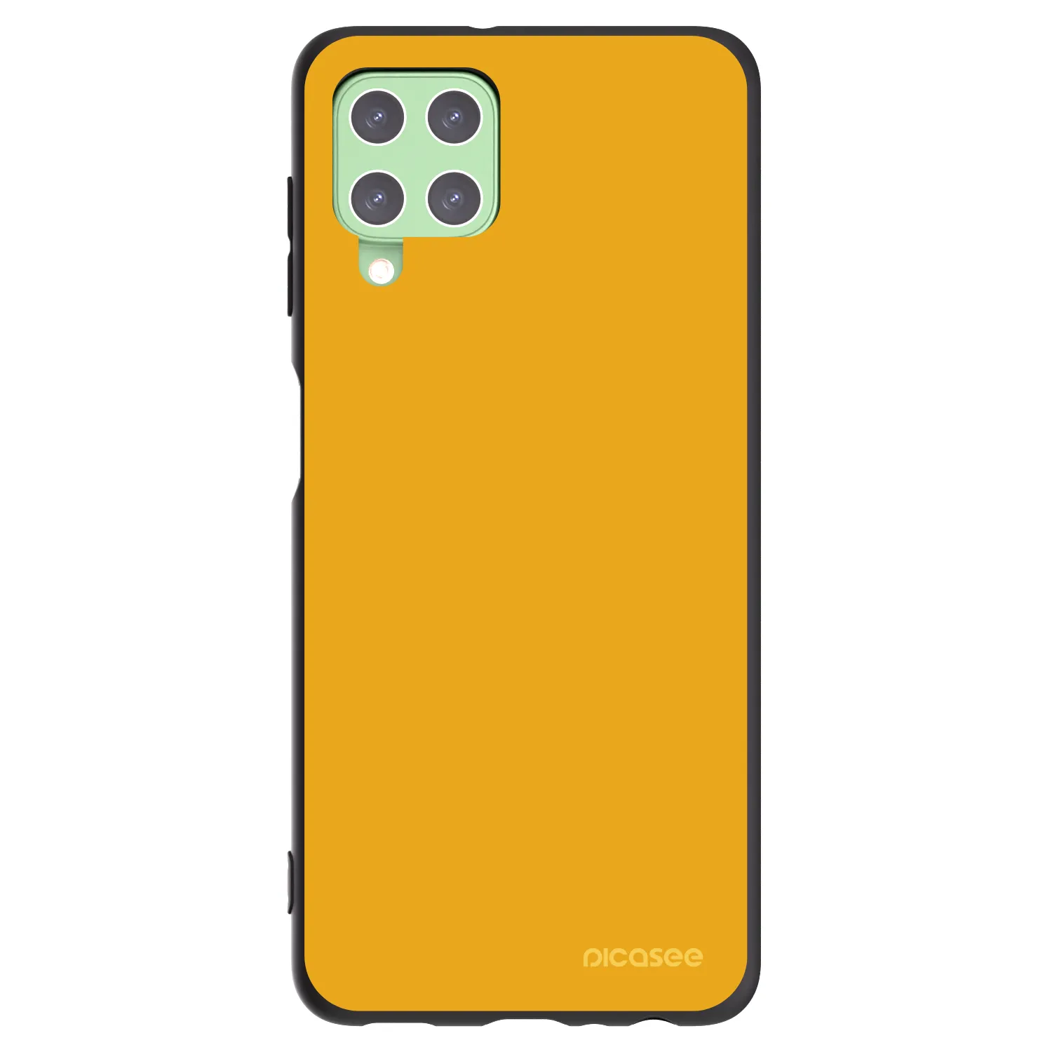 Picasee silikonowe czarne etui na Samsung Galaxy A22 A225F 4G - Sun