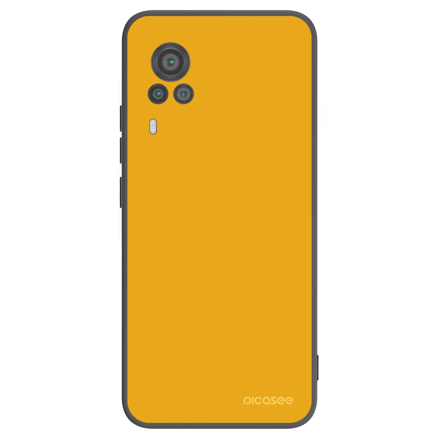 Picasee silikonowe czarne etui na Vivo X60 Pro 5G - Sun
