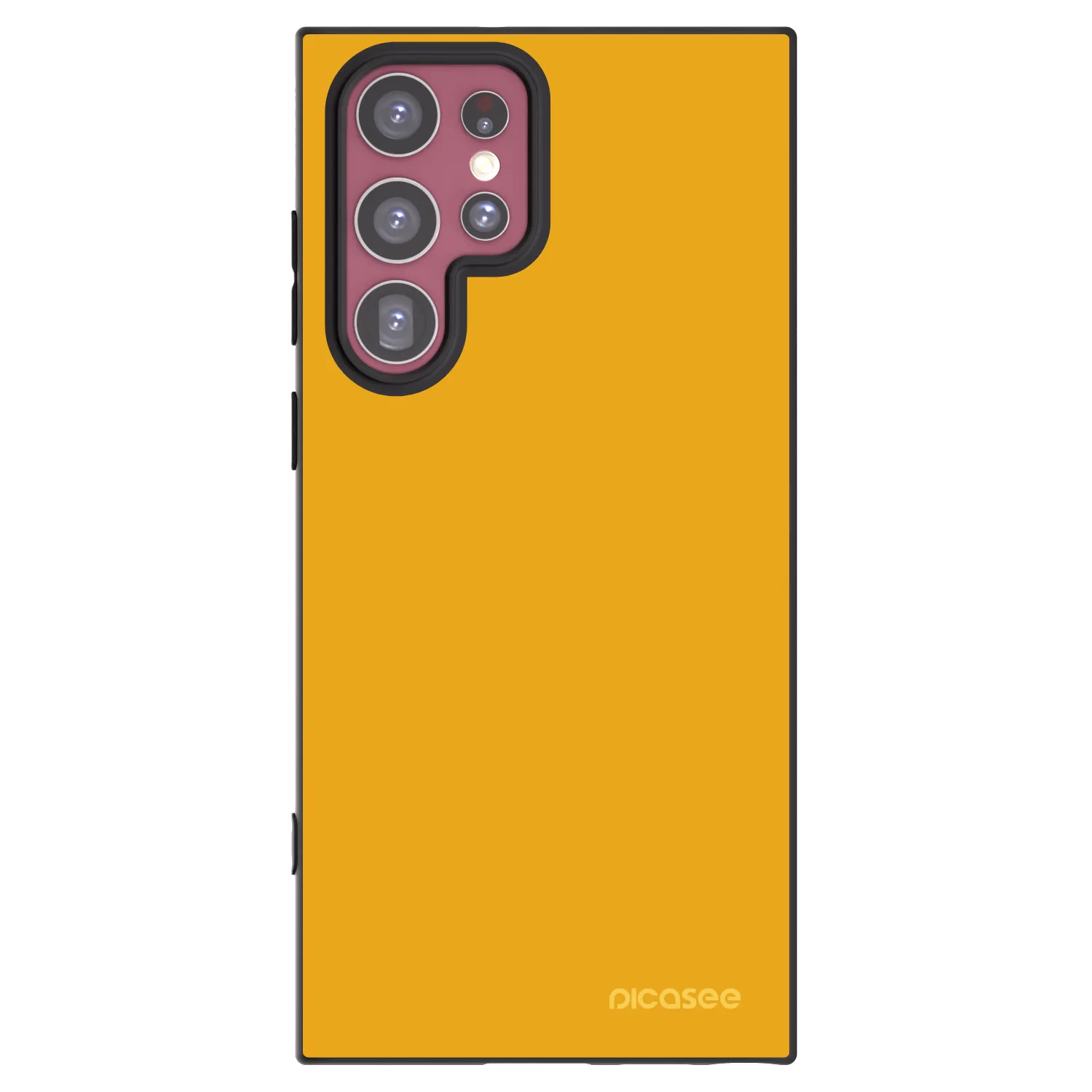 Picasee silikonowe czarne etui na Samsung Galaxy S22 Ultra 5G - Sun