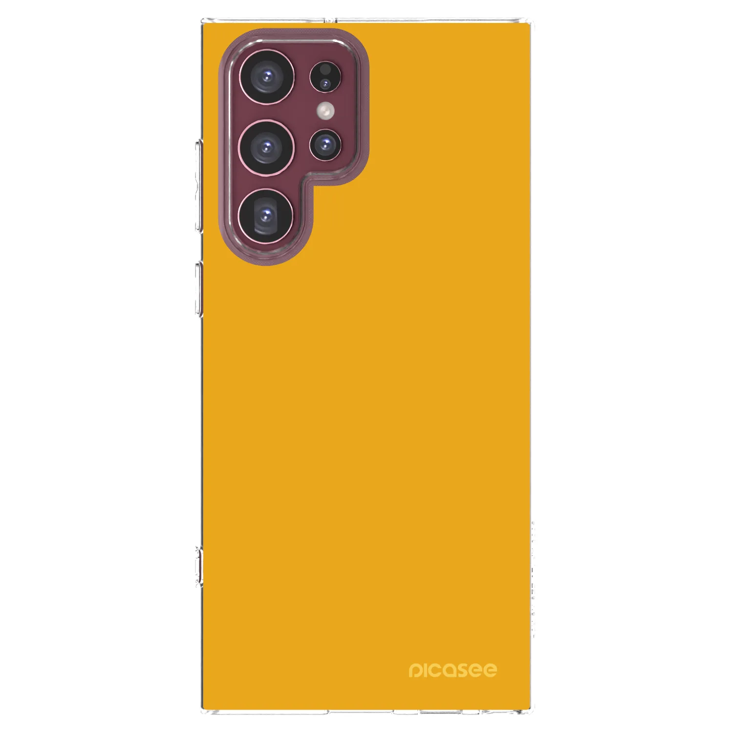 Picasee silikonowe przeźroczyste etui na Samsung Galaxy S22 Ultra 5G - Sun