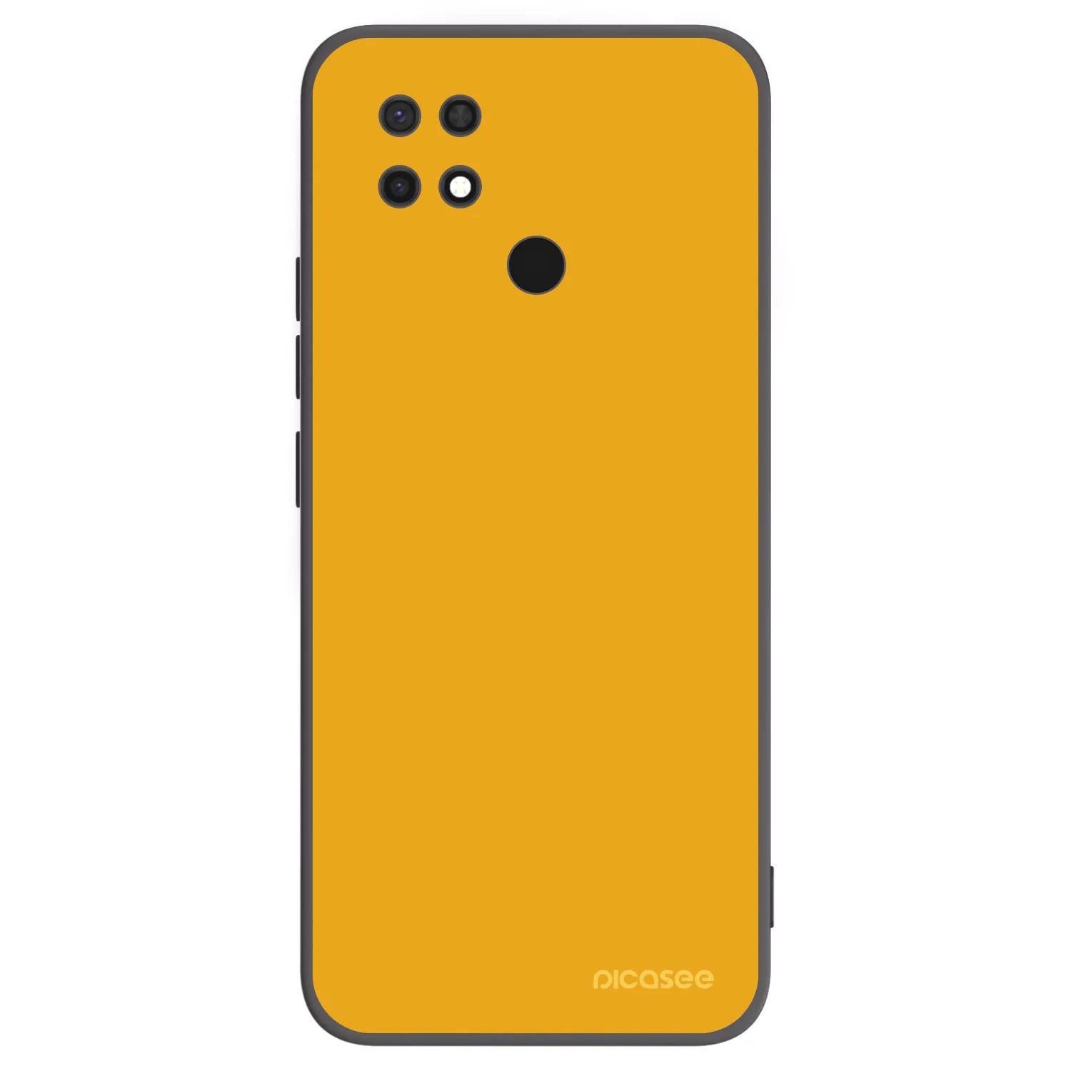 Picasee silikonowe czarne etui na Xiaomi Redmi 10C - Sun