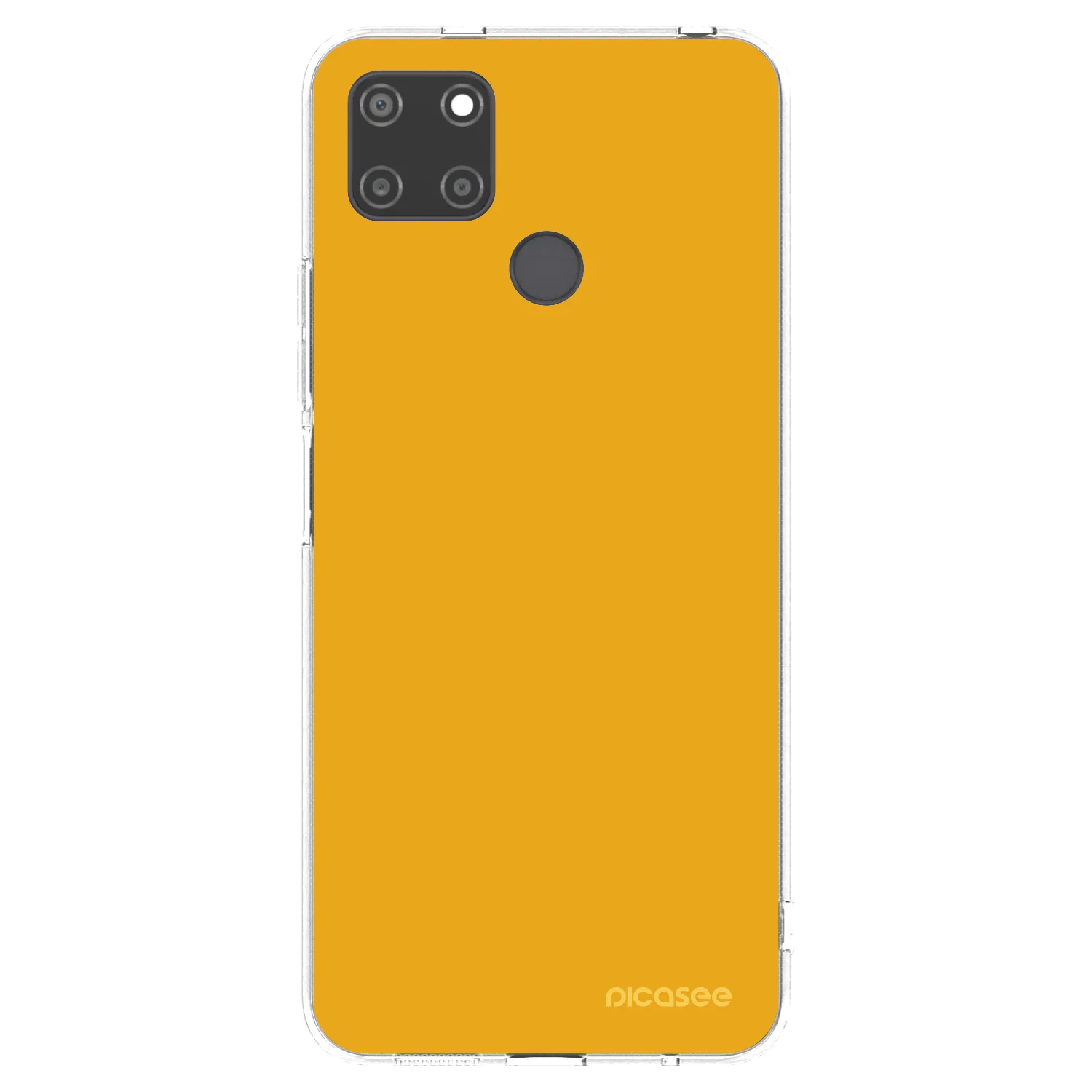 Picasee silikonowe przeźroczyste etui na Realme C21Y - Sun