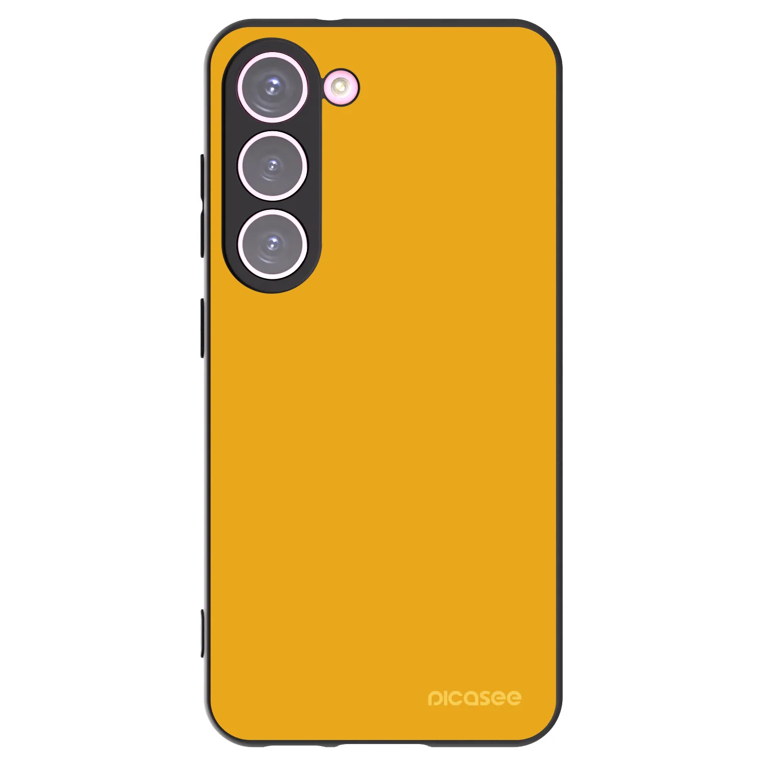 Picasee silikonowe czarne etui na Samsung Galaxy S23 5G - Sun
