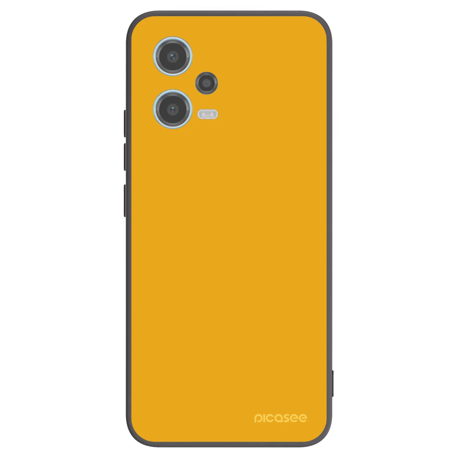 Picasee silikonowe czarne etui na Xiaomi Redmi Note 12 5G - Sun