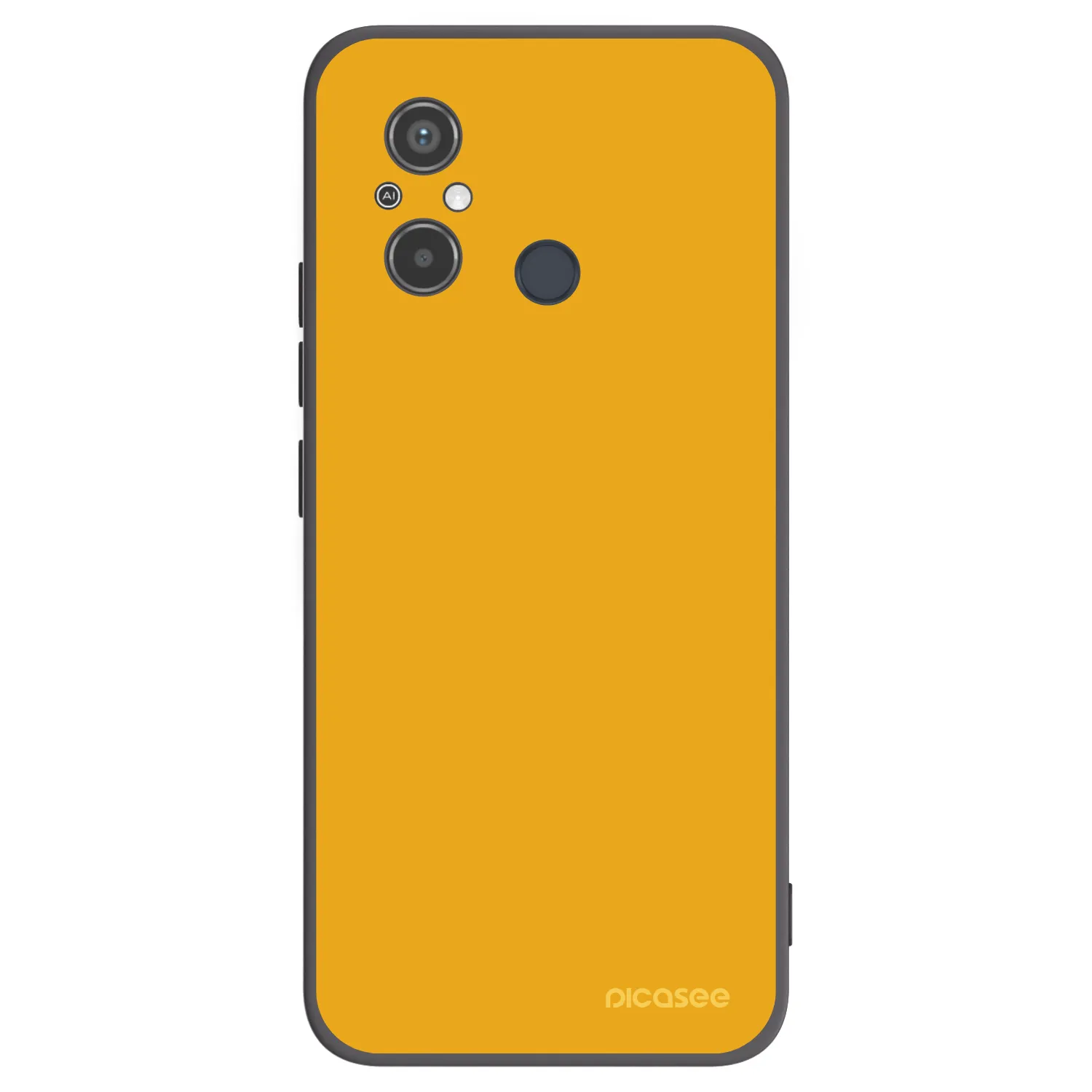 Picasee silikonowe czarne etui na Xiaomi Redmi 12C - Sun