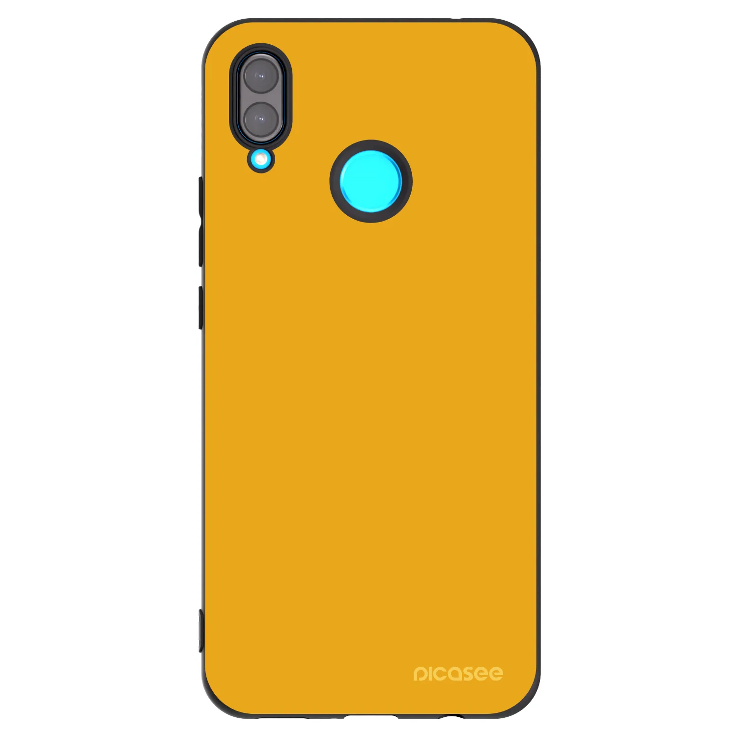 Picasee silikonowe czarne etui na Huawei Nova 3i - Sun