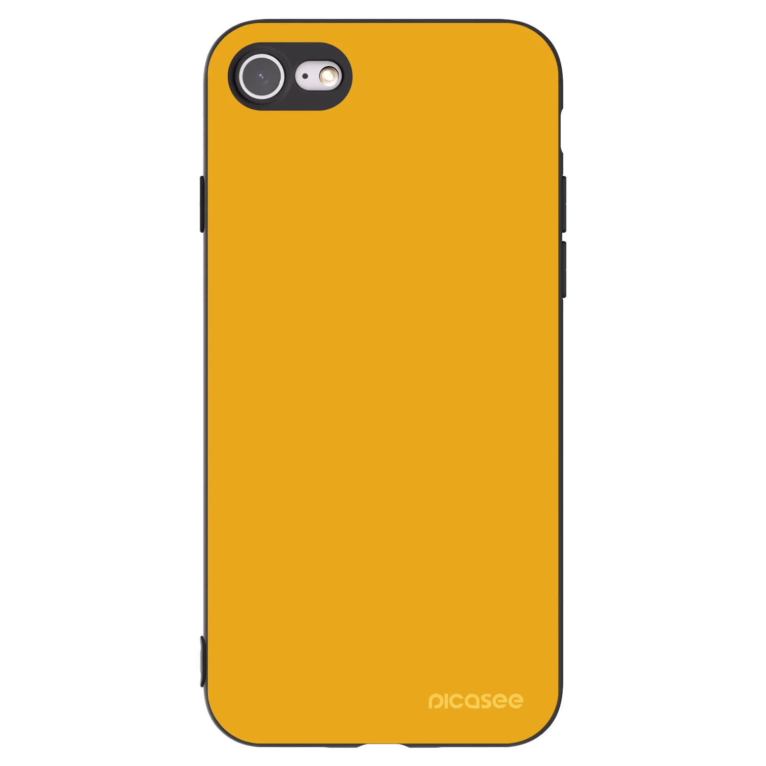 Picasee silikonowe czarne etui na Apple iPhone 7 - Sun