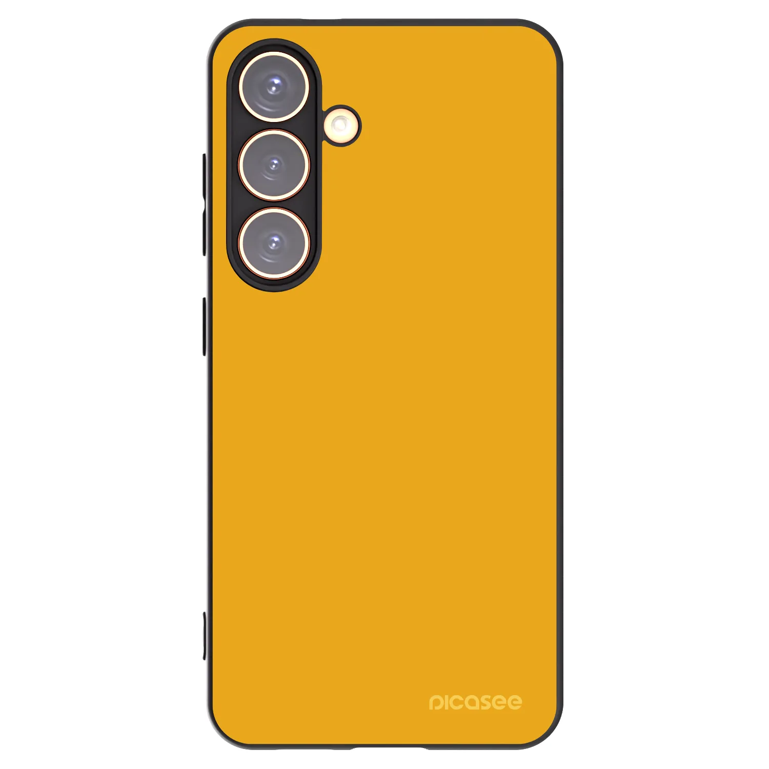 Picasee silikonowe czarne etui na Samsung Galaxy S24 S921B 5G - Sun