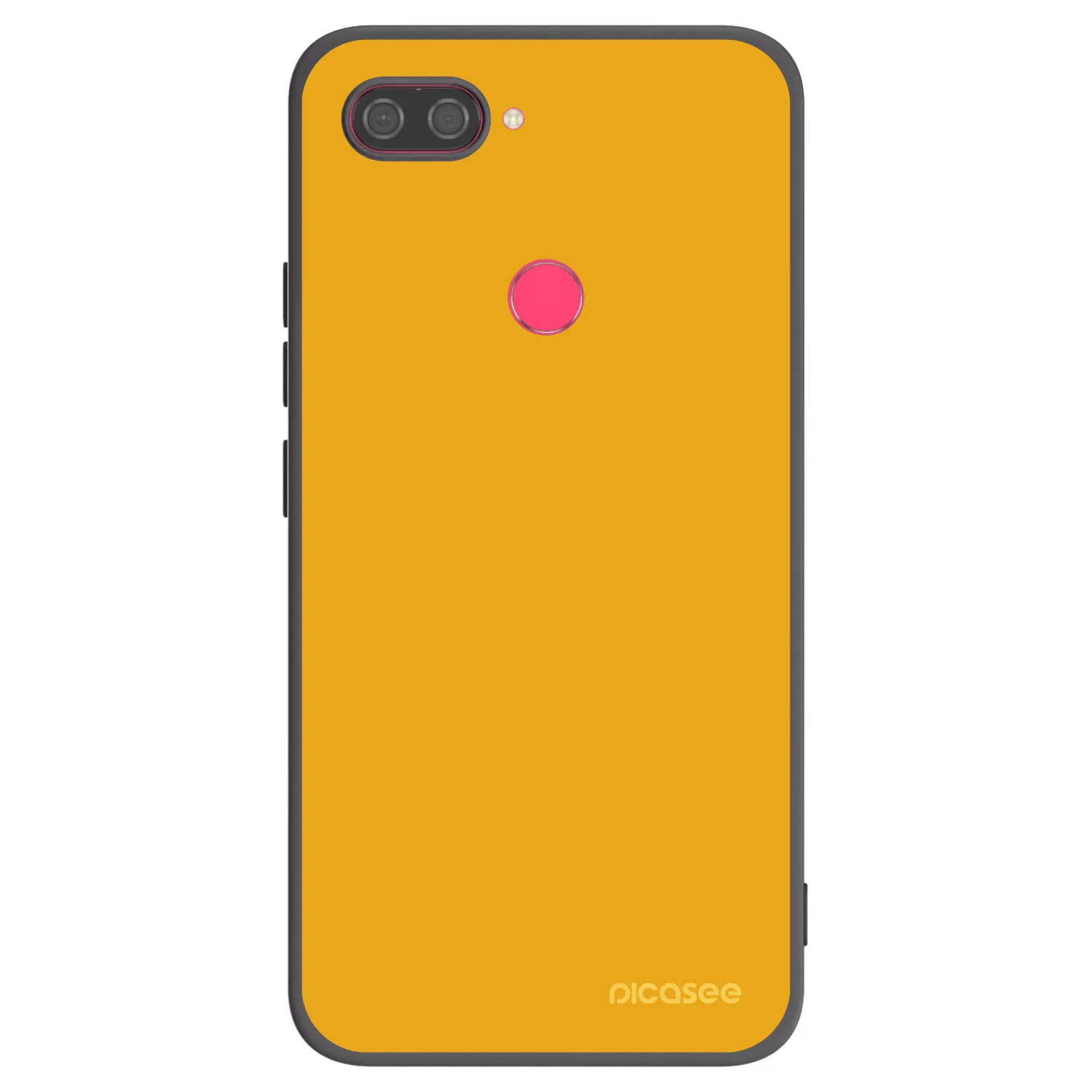 Picasee silikonowe czarne etui na Xiaomi Mi 8 Lite - Sun