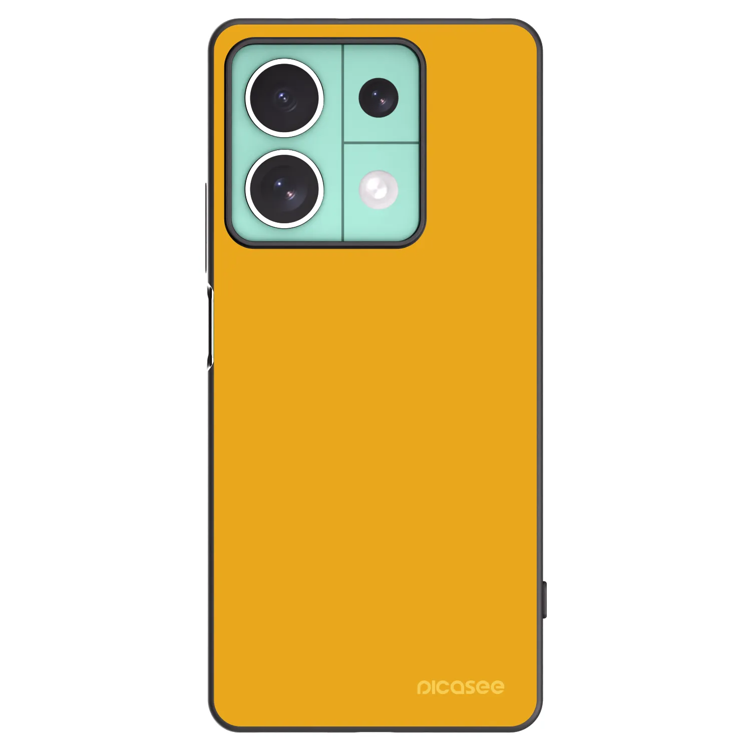 Picasee silikonowe czarne etui na Xiaomi Redmi Note 13 5G - Sun