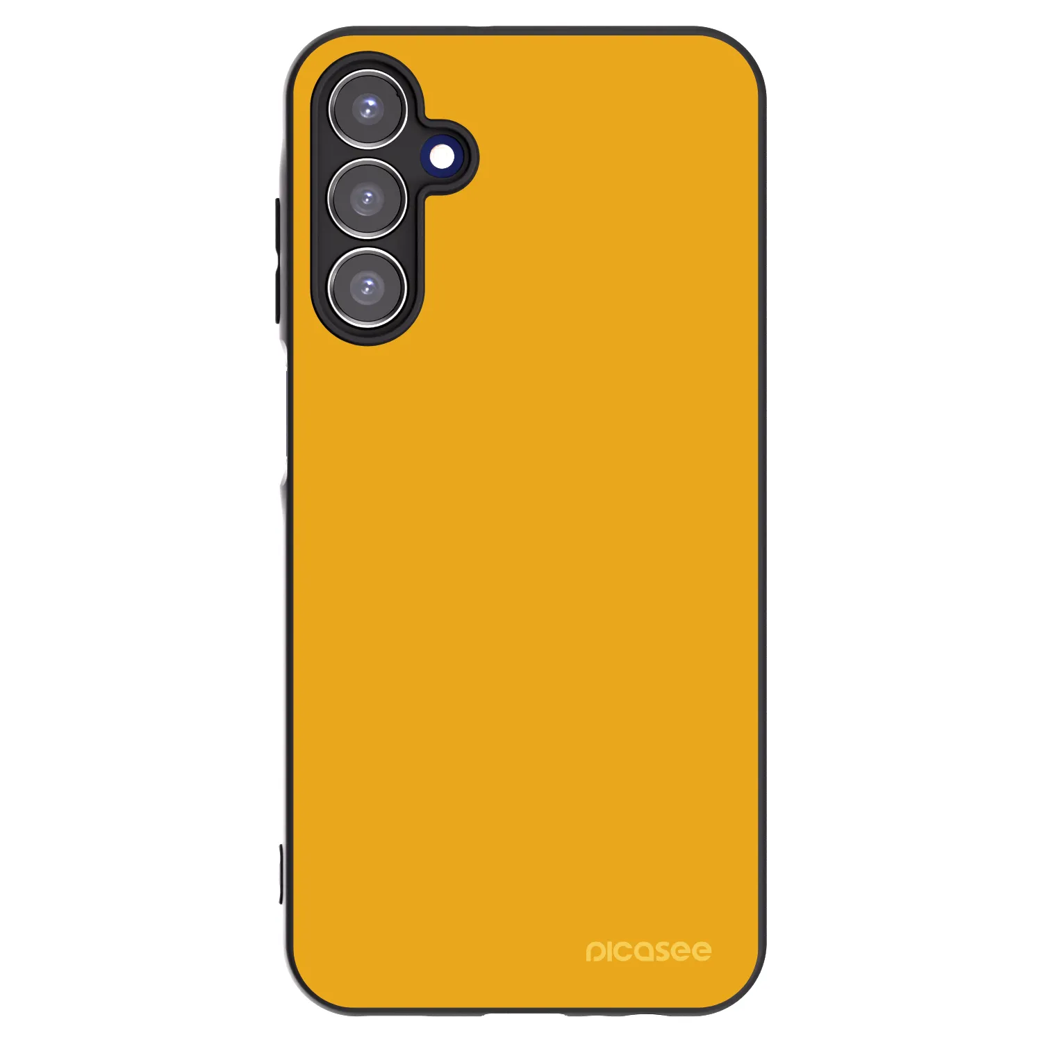 Picasee silikonowe czarne etui na Samsung Galaxy A15 A156B 5G - Sun