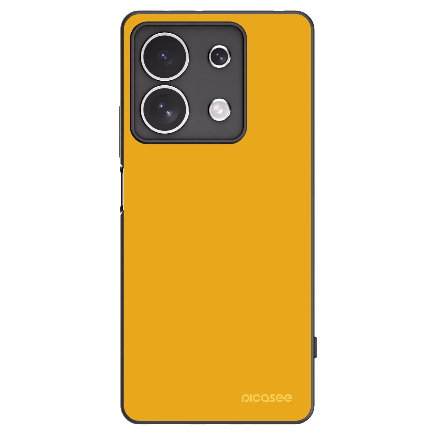 Picasee silikonowe czarne etui na Xiaomi Redmi Note 13 4G - Sun