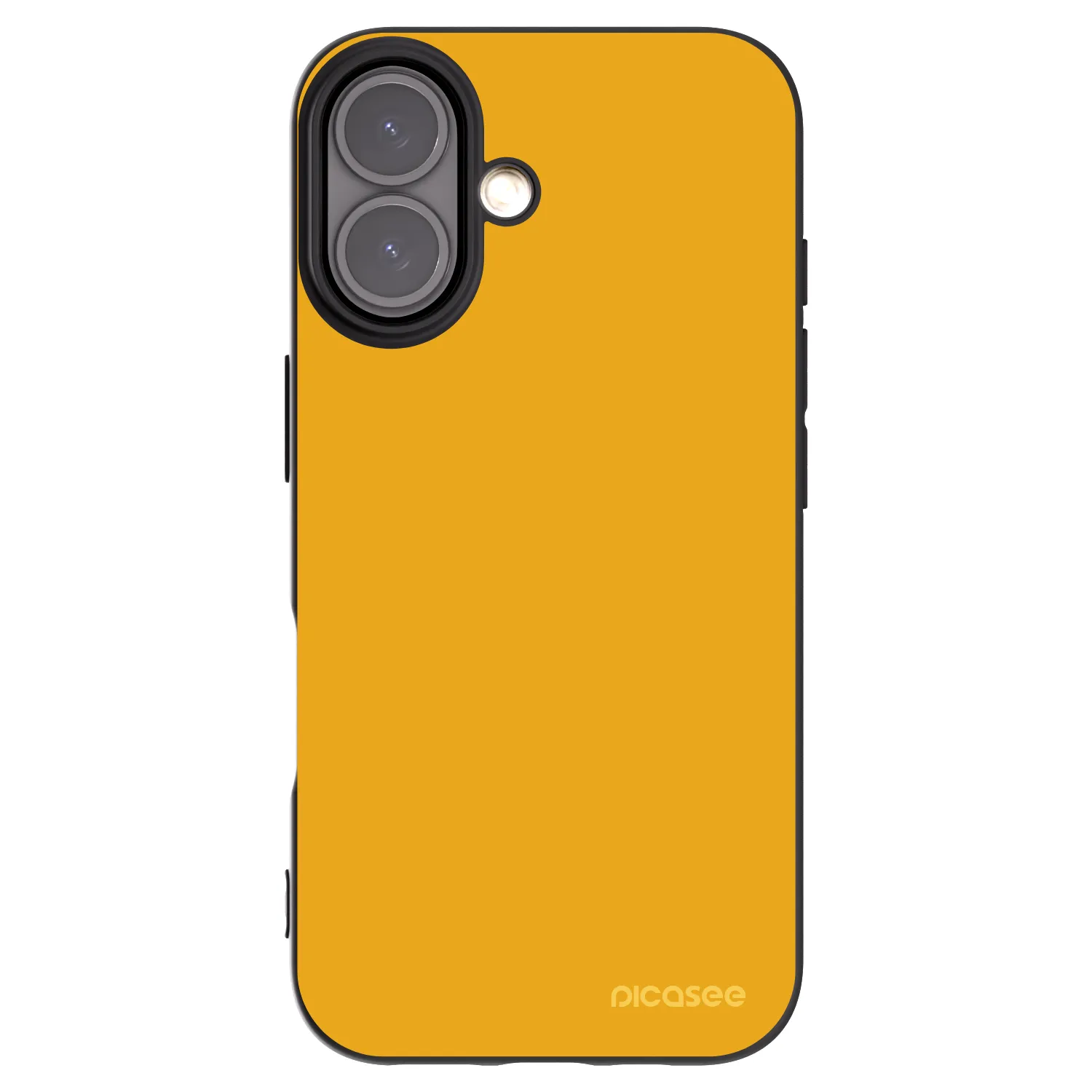 Picasee silikonowe czarne etui na Apple iPhone 16 - Sun