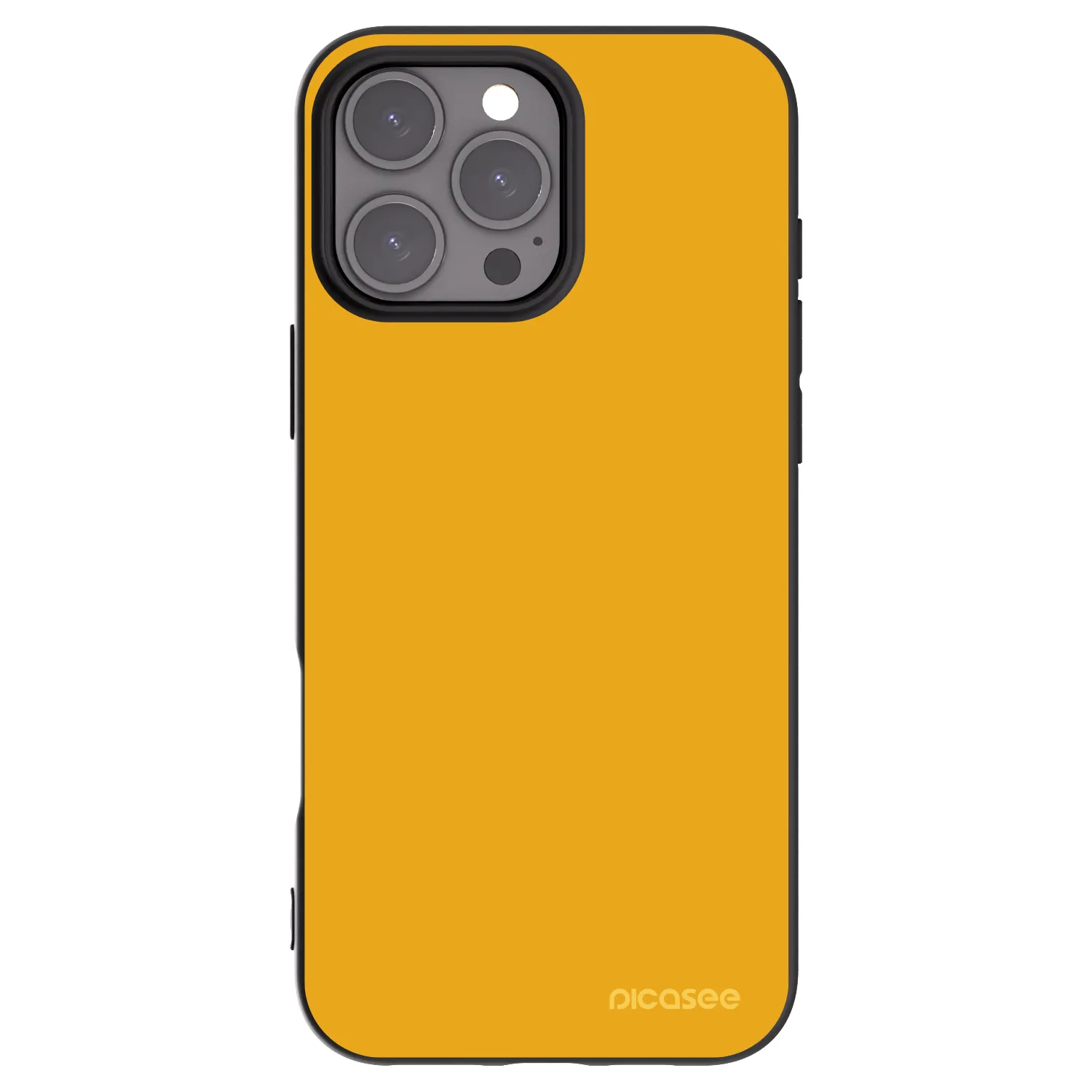 Picasee silikonowe czarne etui na Apple iPhone 16 Pro Max - Sun