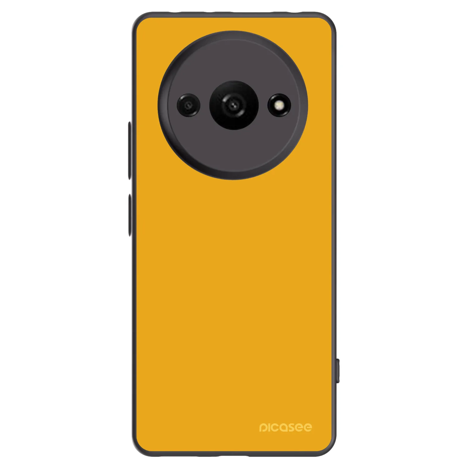 Picasee silikonowe czarne etui na Xiaomi Redmi A3 - Sun