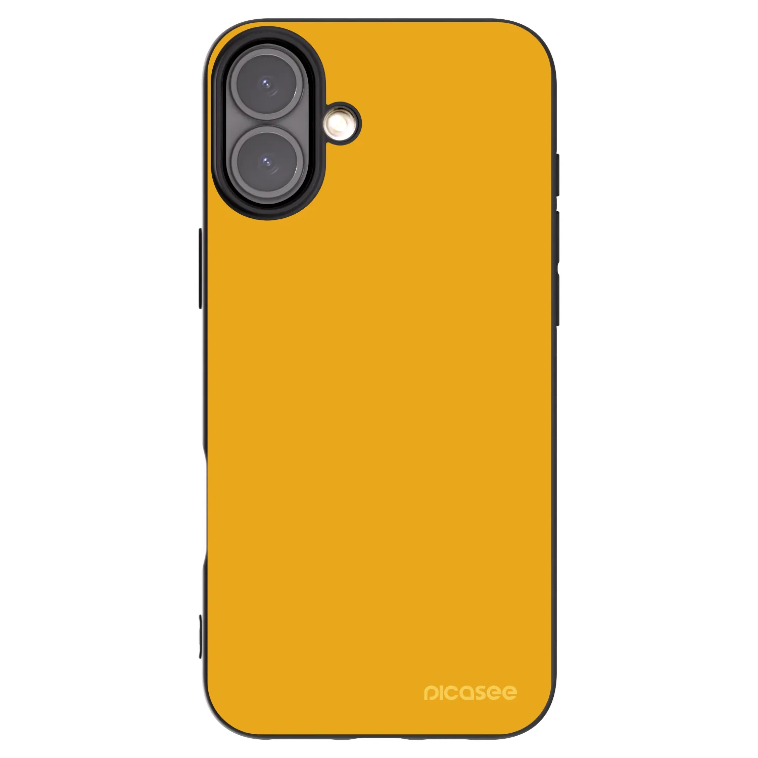 Picasee silikonowe czarne etui na Apple iPhone 16 Plus - Sun